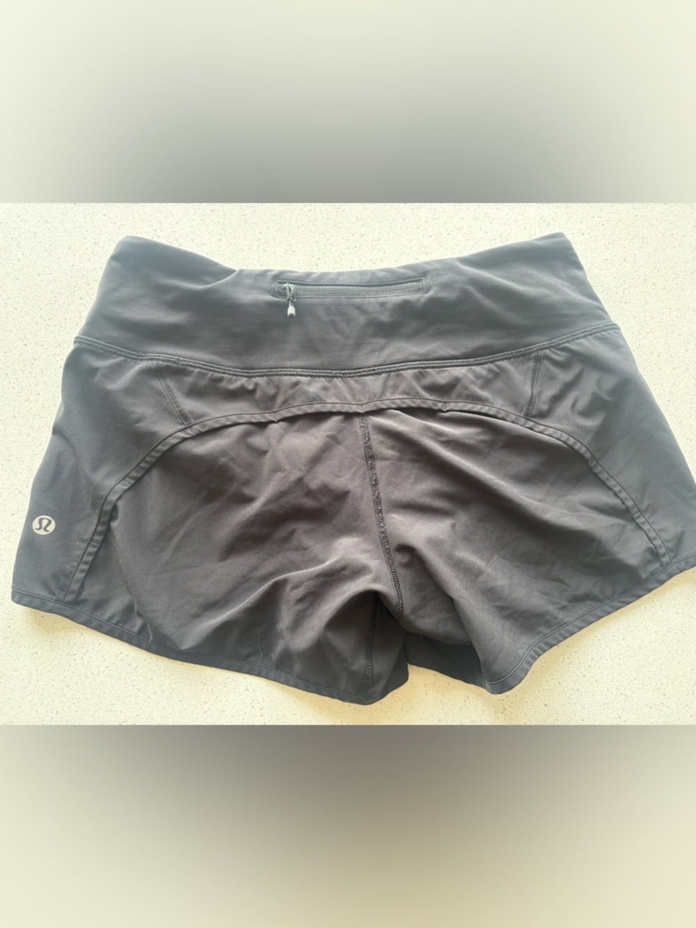 lululemon Black Athletic Running Shorts